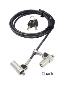  iLock - Twin Security Keyed Computer Lock 